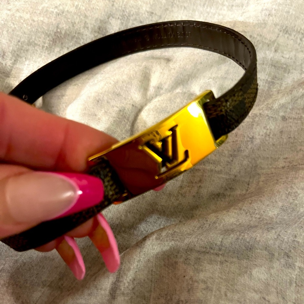 LV double wrap bracelet.